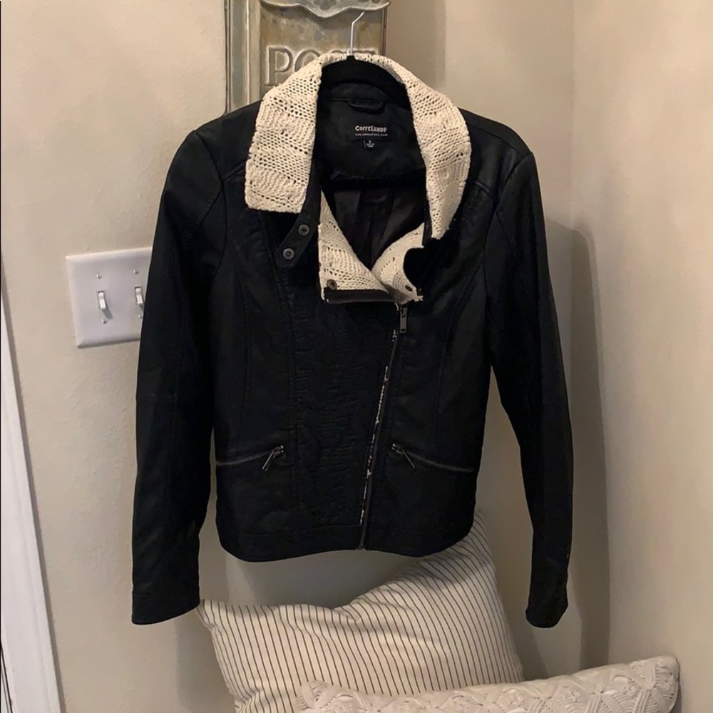 Leather jacket